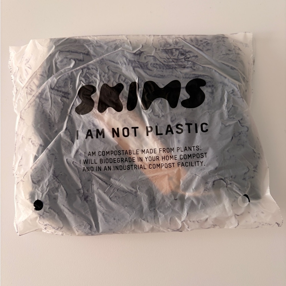 SKIMS Onyx Sheer Dipped Thong Size 3X New Sealed
